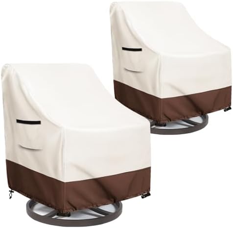 Waterproof 2 Pack Outdoor Swivel Chair Cover by Unknown
