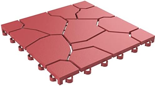 Pure Garden 12-Pack Polypropylene Interlocking Patio Deck Tiles by PureGarden