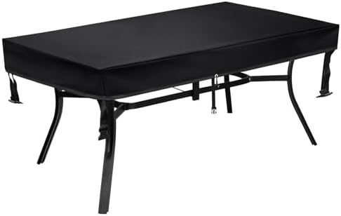 SUNICO Outdoor Table Covers Waterproof Rectangle 75x40x6in by Unknown
