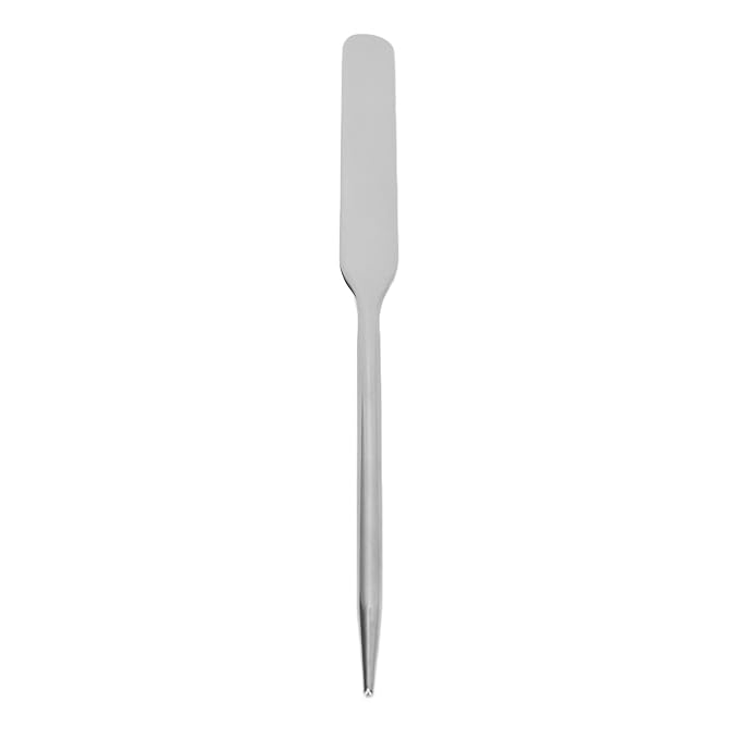 Stainless Steel Makeup Spatula for Professional, Makeup Spatula Ergonomic Nail Art Stirring Tool Facial Mixing Stick Makeup Artist Makeup Tool Beauty Spatula Nail Art Makeup Stirring Rod