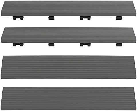 NewTechWood 1/6 ft. x 1 ft. Quick Deck Composite Deck Tile Straight Fascia in - Image 2