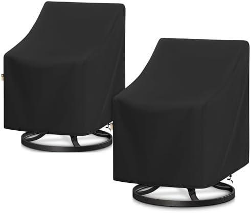 Arcedo Waterproof Outdoor Chair Covers 2 Pack by ARCEDO
