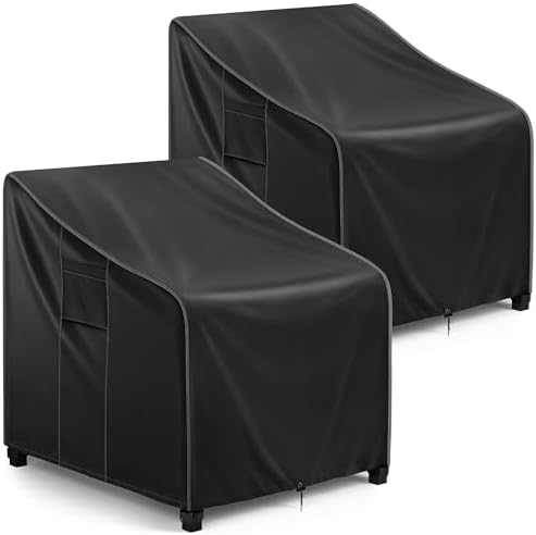 All Weather Patio Chair Cover Waterproof, 2 Pack by BOLTLINK