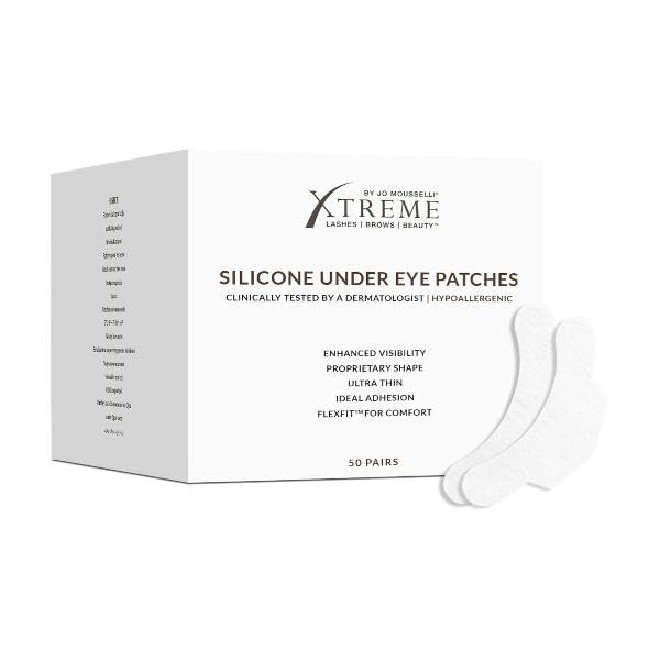 Xtreme Lashes Hypoallergenic Silicone Matte Under Eye Gel Patches | 50 Pairs