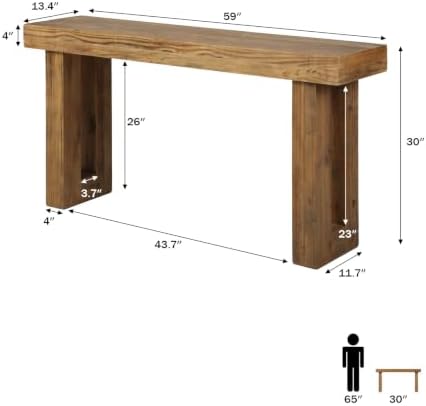 HOKYHOKY Reclaimed Solid Wood Console Table - Image 2