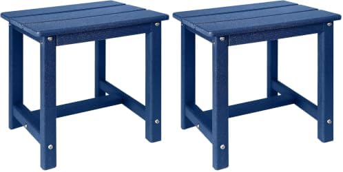GARDENSTAR Adirondack Square Side Table, one-Tier Outdoor end Table, Patio Side by GARDENSTAR