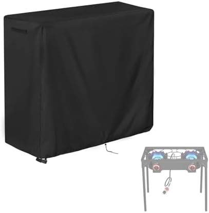 2 Burner Propane Stove Cover-31x18x28 inch by Aidetech