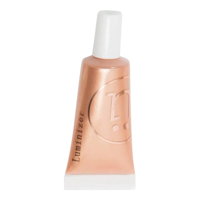 M2U NYC Liquid Highlighter Makeup, Luminizer Pearl, Shimmer And Shine, Ultra-Smooth Radiant Illuminator For Face Cheekbone Body Glow Illuminating (Orange-Futurity)
