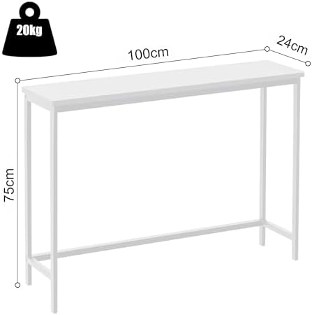 VASMIA Console Table, Entryway Table, Narrow Sofa Table, Living Room - Image 7