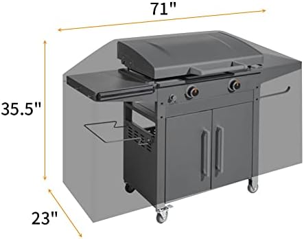 iCOVER Griddle Cover for Blackstone 36" ProSeries Griddles 600D Heavy Duty - Image 7