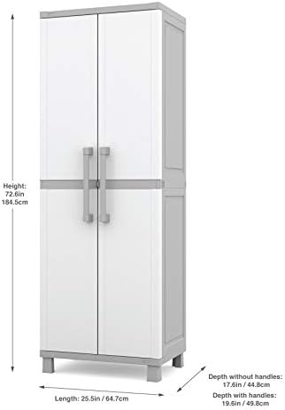 Keter Storage Cabinet with Doors and Shelves - Image 3