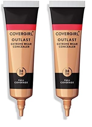 COVERGIRL Outlast Extreme Wear Concealer, Natural Beige 840 (Pack of 2)