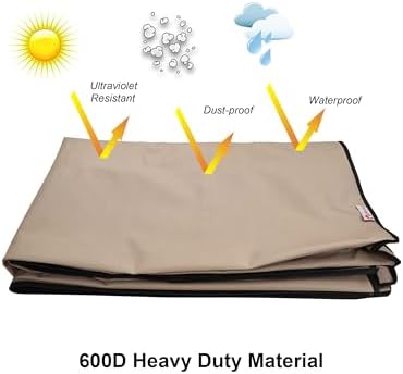 iBirdie Outdoor TV Cover 80 to 85 inch Weatherproof and Waterproof - Image 3