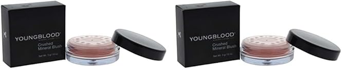 Youngblood Natural Loose Mineral Blush - Sherbet - 3 g / 0.10 oz (Pack of 2)