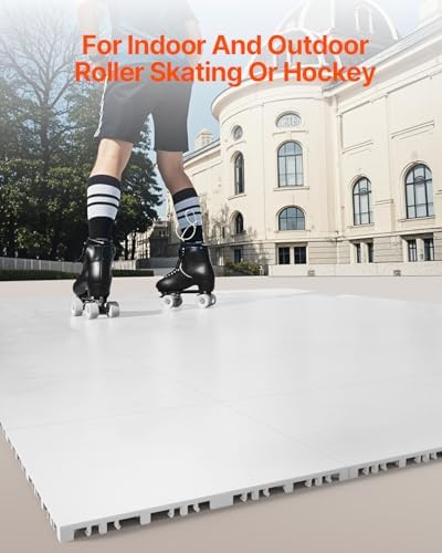 VEVOR Dryland Tiles for Hockey Floor Mat, 12 x 12 in 15 Pcs Interlocking - Image 2
