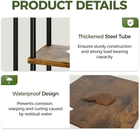 Bamworld Plant Shelf with Grow Light - Image 7