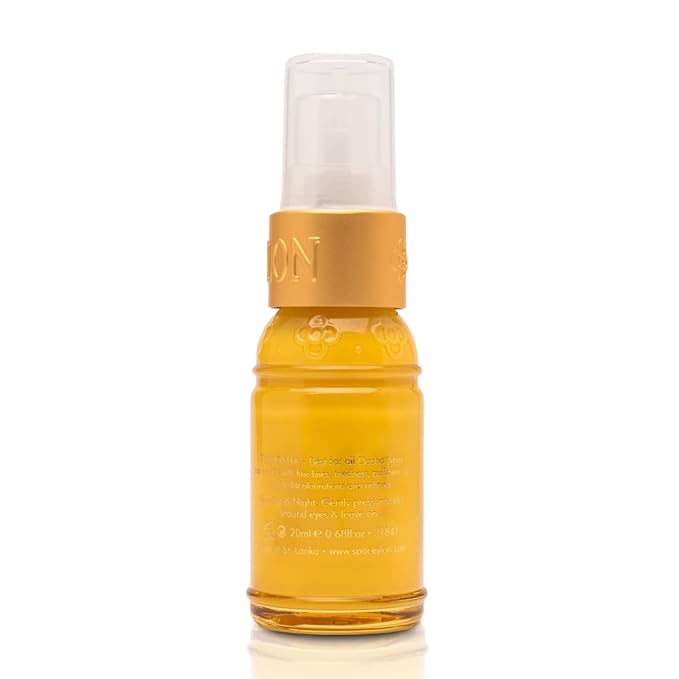 SPA CEYLON White Rice Intensive Under Eye Treatment Concentrate | Dark Circles Under Eye Treatment | Reduces Appearance of Wrinkles and Fine Lines | Hydrating | 20 ml