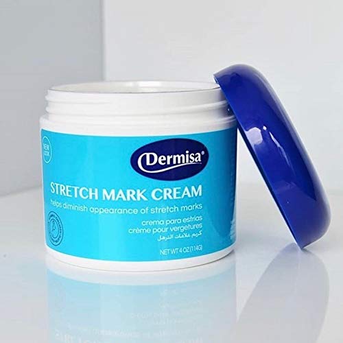 Dermisa Stretch Mark Cream | Contains Cocoa Butter, Vitamin E, Collagen & Elastin | 4 OZ | Pack of 1