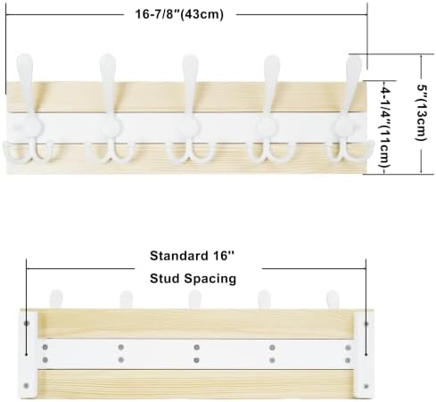 SKOLOO Simple Wall Mounted Coat Rack - Image 2