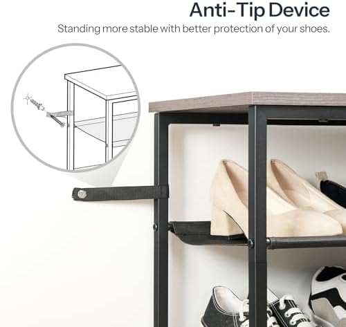 HOOBRO Shoe Rack, 5 Tier Shoe Storage Organizer - Image 7