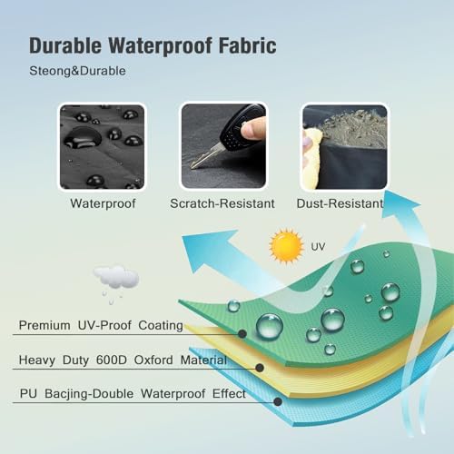 REDRICH 600D Heavy Duty Outdoor TV Cover - Image 4