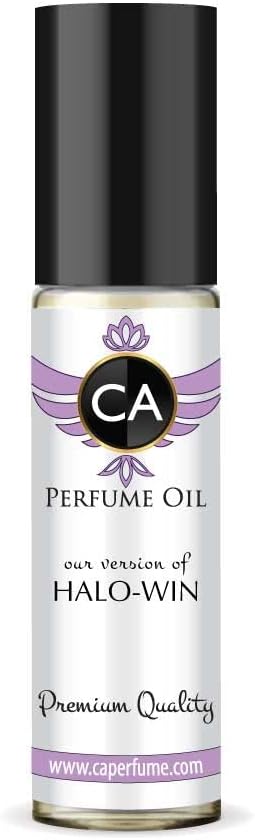 CA Perfume Impression of Jesus Pozo Halo-win For Women Replica Fragrance Body Oil Dupes Alcohol-Free Essential Aromatherapy Sample Travel Size Concentrated Long Lasting Attar Roll-On 0.3 Fl Oz/10ml
