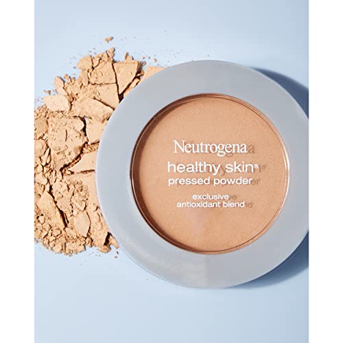 Healthy Skin Pressed Powder Compact | Bundled with Westlake Art Makeup Cleansing Cloth - Fair Shade, Antioxidant & Pro Vitamin B5, Flawless & Natural Finish, Non-Comedogenic [Pack of 2]
