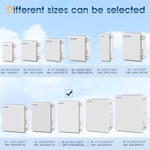 Waterproof Outdoor Project ABS Plastic Junction Box IP67 Weatherproof Dustproof - Image 4