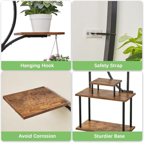 VECELO 66.1" Tall Plant Stand Indoor - Image 5