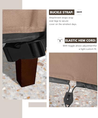 ULTCOVER Waterproof Patio Chair Cover, 38W x 34D x 34H in - Image 5