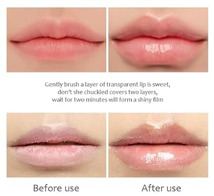 Plumping Lip Gloss with Hydrating Formula, Lip Maximizer Effect, Long Lasting Moisturization, 5ml, clear