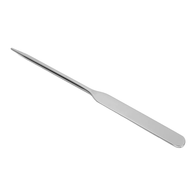 Stainless Steel Makeup Spatula for Professional, Makeup Spatula Ergonomic Nail Art Stirring Tool Facial Mixing Stick Makeup Artist Makeup Tool Beauty Spatula Nail Art Makeup Stirring Rod