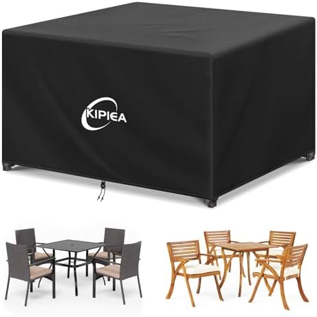 Kipiea Outdoor Furniture Covers Waterproof, 420D Heavy-Duty Patio Furniture Set by Kipiea
