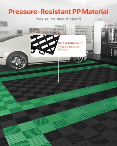 VEVOR Interlocking Drainage Mat, 15.7” x 15.7” Modular Interlocking Cushion - Image 2