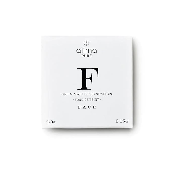 Alima Pure Matte Foundation Loose Mineral Powder Foundation Makeup, Loose Powder Makeup Oil Free Talc Free Powder, Natural Makeup Mineral Foundation Full Coverage Natural Foundation Powder .15 oz/4.5g