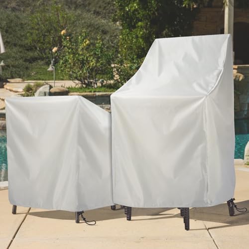 Waterproof Stackable Chair Covers, Uranshin Outdoor Patio Furniture Covers - Image 7