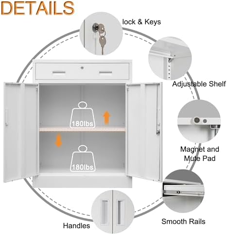 Wanfu Metal Storage Cabinet, Locking Cabinet - Image 5
