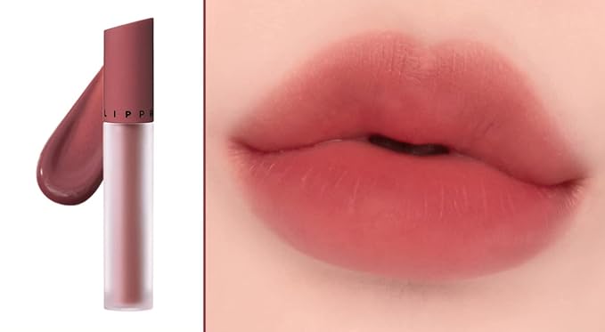 JUNG SAEM MOOL LIP-PRESSION See-Through Tint 0.14 Fl Oz, Soft Blurred Velvet Tint with Lightweight Long lasting Hydration, Seamless Fit Texture, Mood Tone Color, Korean Lip Makeup (SHA ROSY)