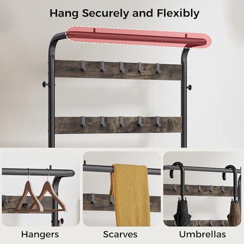 NEWBULIG Coat Rack, Hall Tree - Image 5