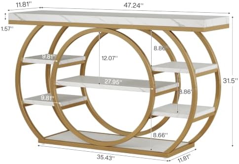 Tribesigns 47" Industrial Entryway Table - Image 2