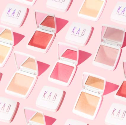 KAB Cosmetics - Pressed Powder - Ultra-Fine Pigment Shimmer Highlight Makeup in Hand-Picked Tones for All Skin Types - Cruelty-Free Face Highlighter for Poreless Look by KAB, Milk + Honey