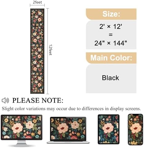 DUKINO 2x12 Washable Runner Rug, Non Slip Long Kitchen Runner Rug - Image 2