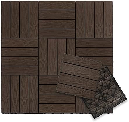 NewTechWood UltraShield Naturale 1 ft. x 1 ft. Composite Deck Tiles by NewTechWood