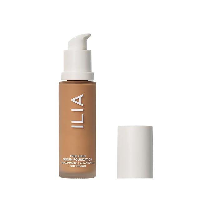 ILIA - True Skin Serum Foundation | Non-comedogenic, Cruelty-Free, Vegan, Weightless Feel, Buildable Coverage, Safe For Sensitive Skin (Bonaire SF9.5)
