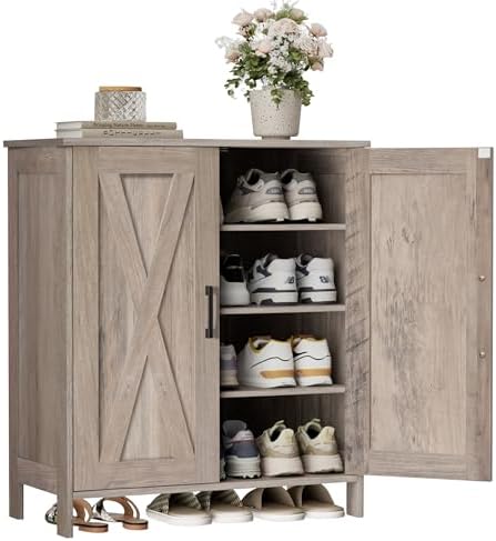 Homleke Farmhouse Shoe Cabinet - Image 6