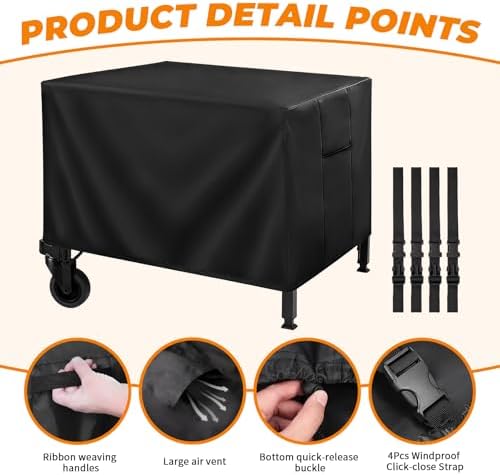 POOLTALE Outdoor prep table cover 54x23x35IN - Image 3