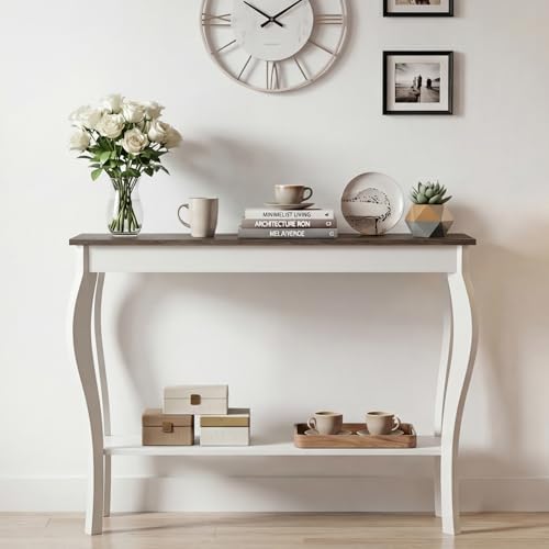 ChooChoo 39" Narrow Farmhouse Entryway Table by ChooChoo