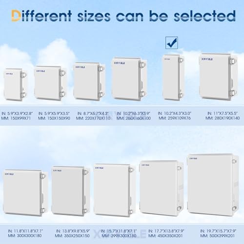Waterproof Outdoor Project ABS Plastic Junction Box IP67 Weatherproof Dustproof - Image 4