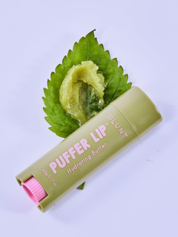 Puffer Lip Hydrating Butter Balm for Dry and Dehydrated Lips | Plant-Based, Free of Petrolatum, Beeswax, Lanolin