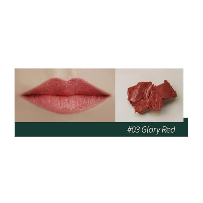 METAFORET Vegan Tinted Lip Balm 0.12oz 3.5g Experience Softer, More Radiant Lips with Lip Tint Butter Balm - Moisturizing, Tinted, and Perfect for Lip Care and Lip Glow (#03 Glory Red)